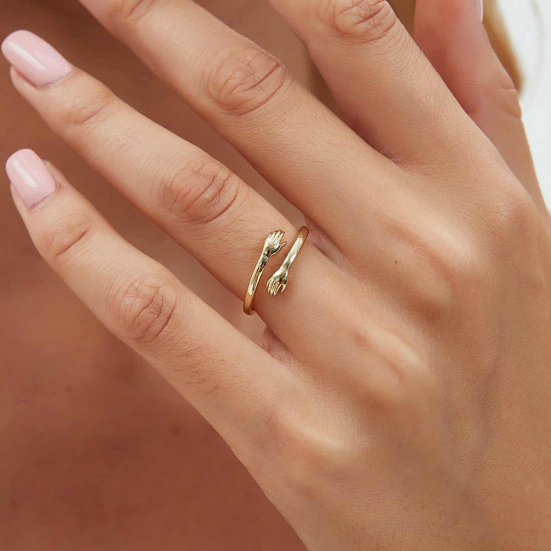 Andrea | Silver & Gold Embrace Ring