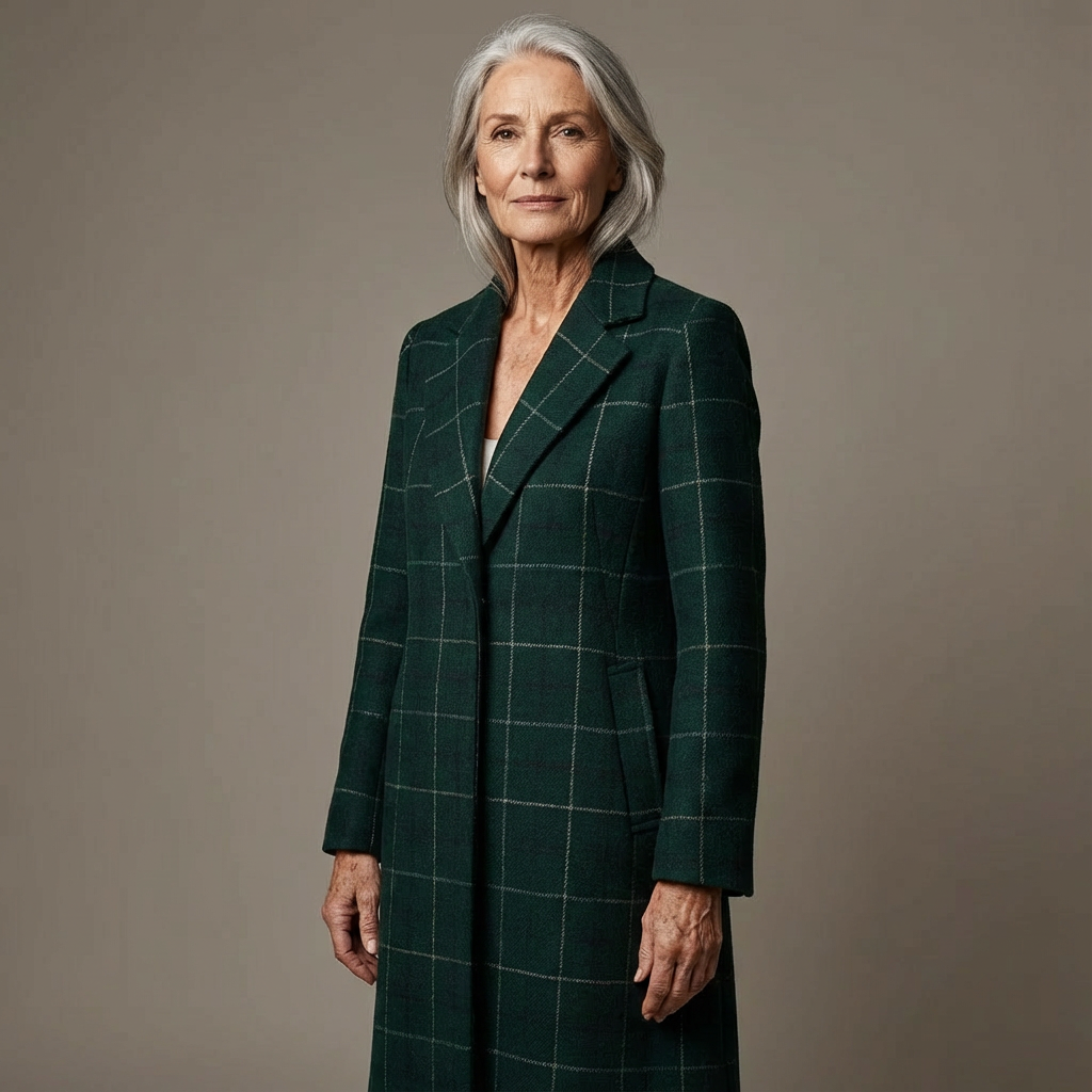 Clara - Classic Plaid Coat